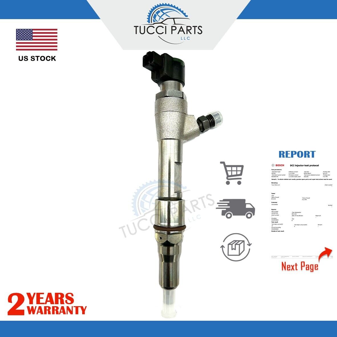 8x Ford Super Duty 2008 2009 2010 Continental Fuel Injector