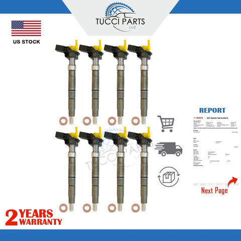 8x Injector VW Amarok Multivan V Transporter 2.0 Tdi 0445116035 0445116034