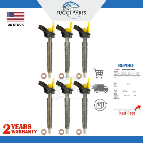 6x Bosch Mercedes Fuel Injector for Sprinter A6420701287 0445116028