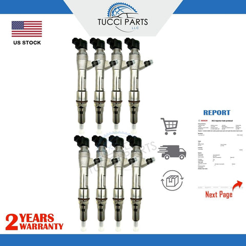 8x Ford 6.4L Powerstroke Diesel Injectors 1875072C91 2008-2010